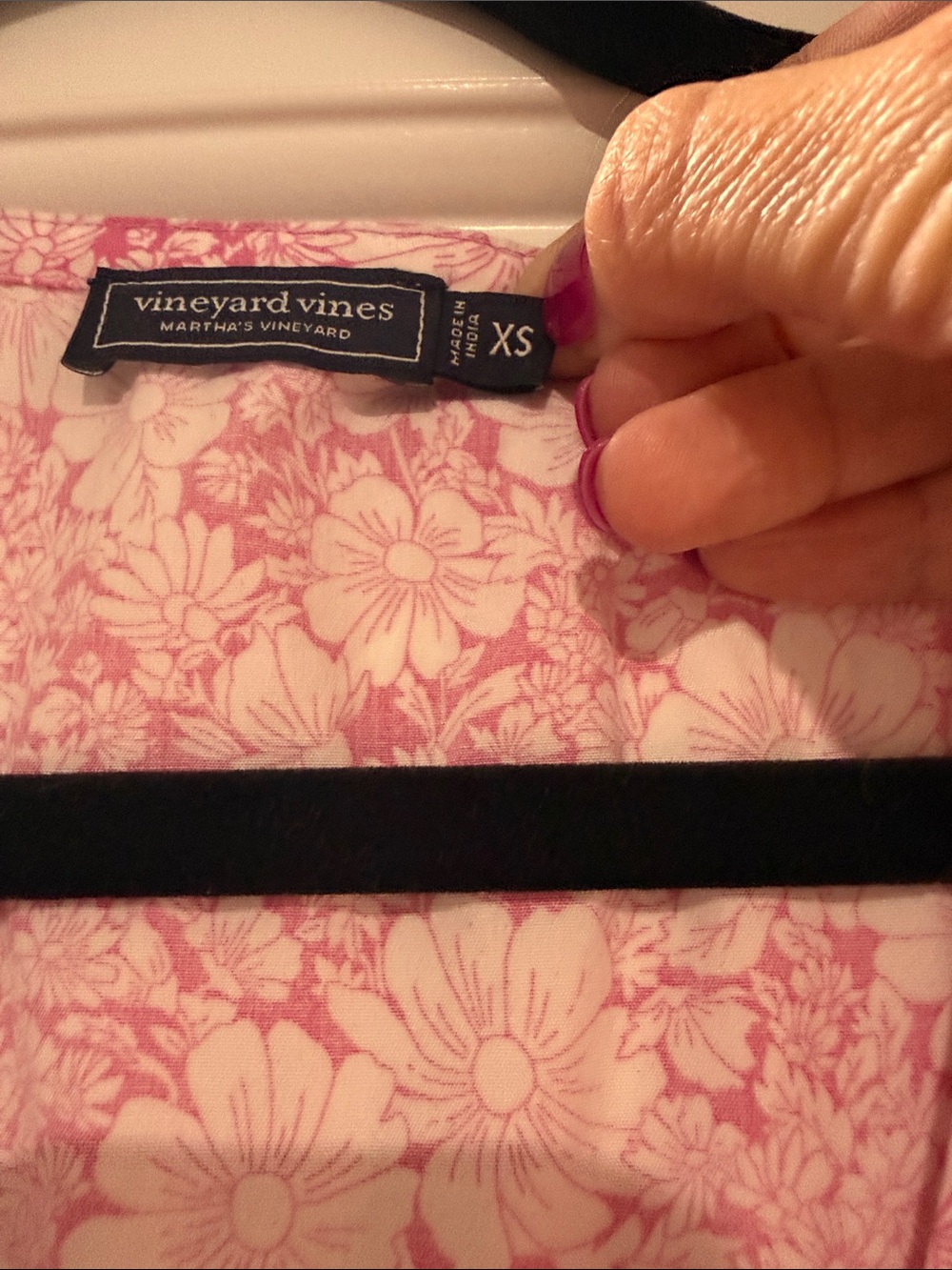 Vineyard Vines Floral Pink Ruffled Maxi Dress - Picture 2 of 4